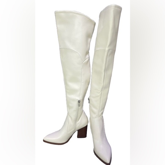 MARC FISHER
Meyana White
Faux Leather Over The Knee
Block Heel Boots Size 8 - Picture 3 of 16